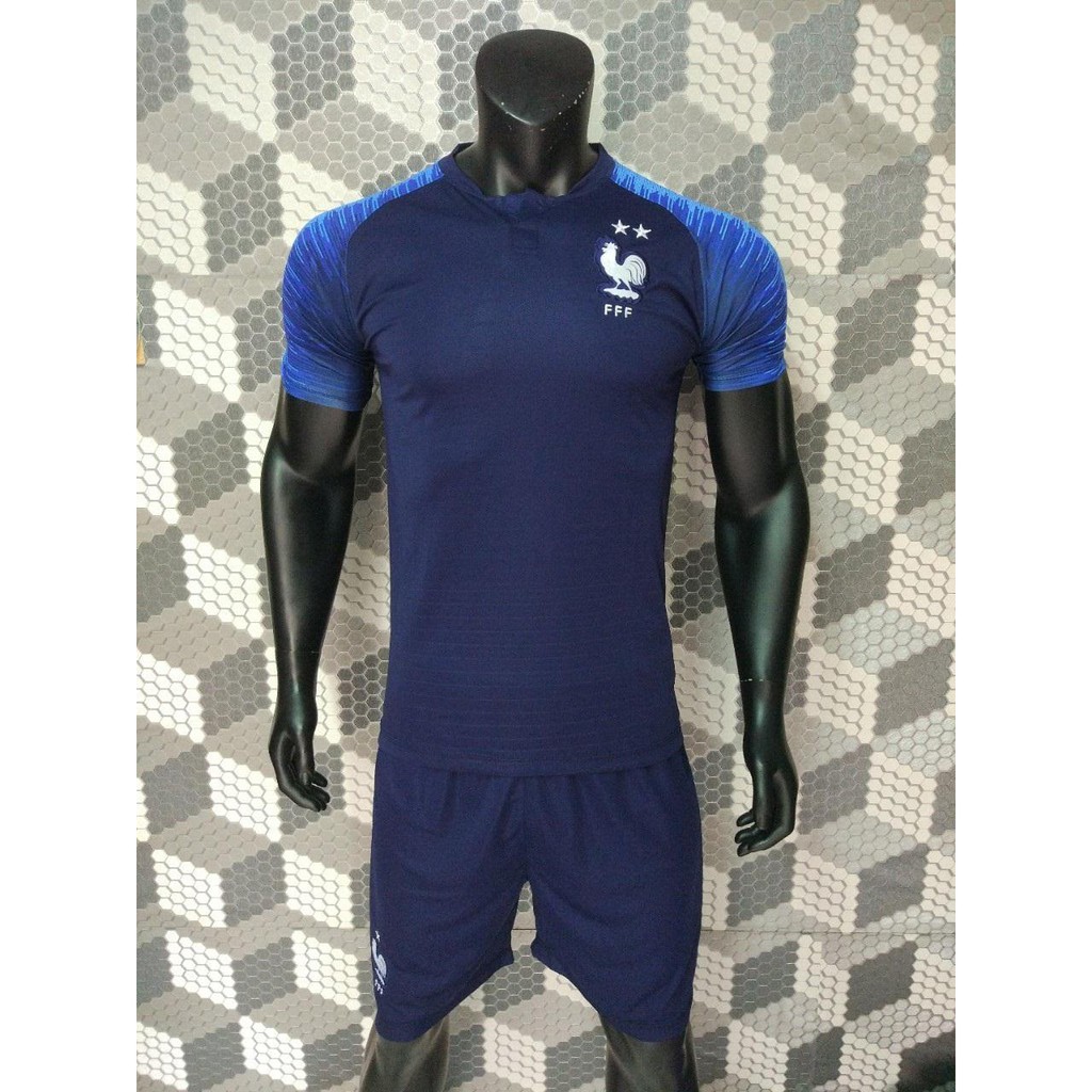 Quần Áo Đá Bóng Tuyển Pháp Vô Địch World Cup 2018