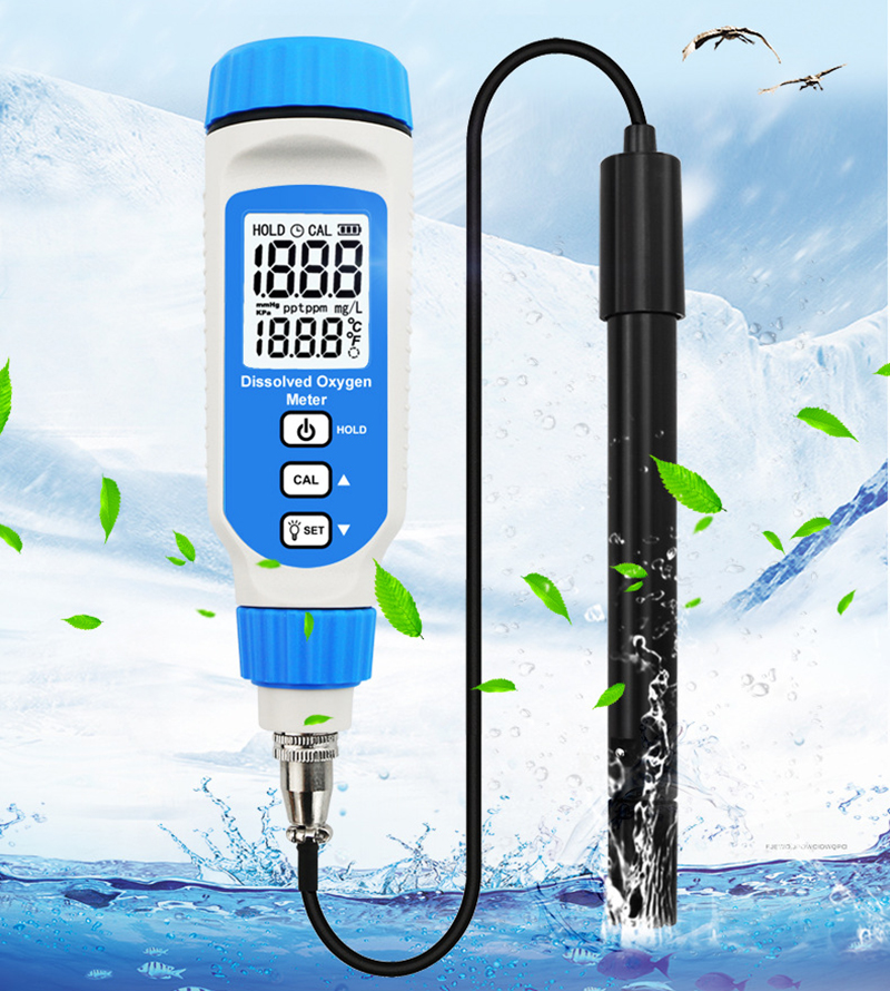 Máy Đo Oxy Hòa Tan Cầm Tay Kỹ Thuật Số Smart Sensor AR8010+