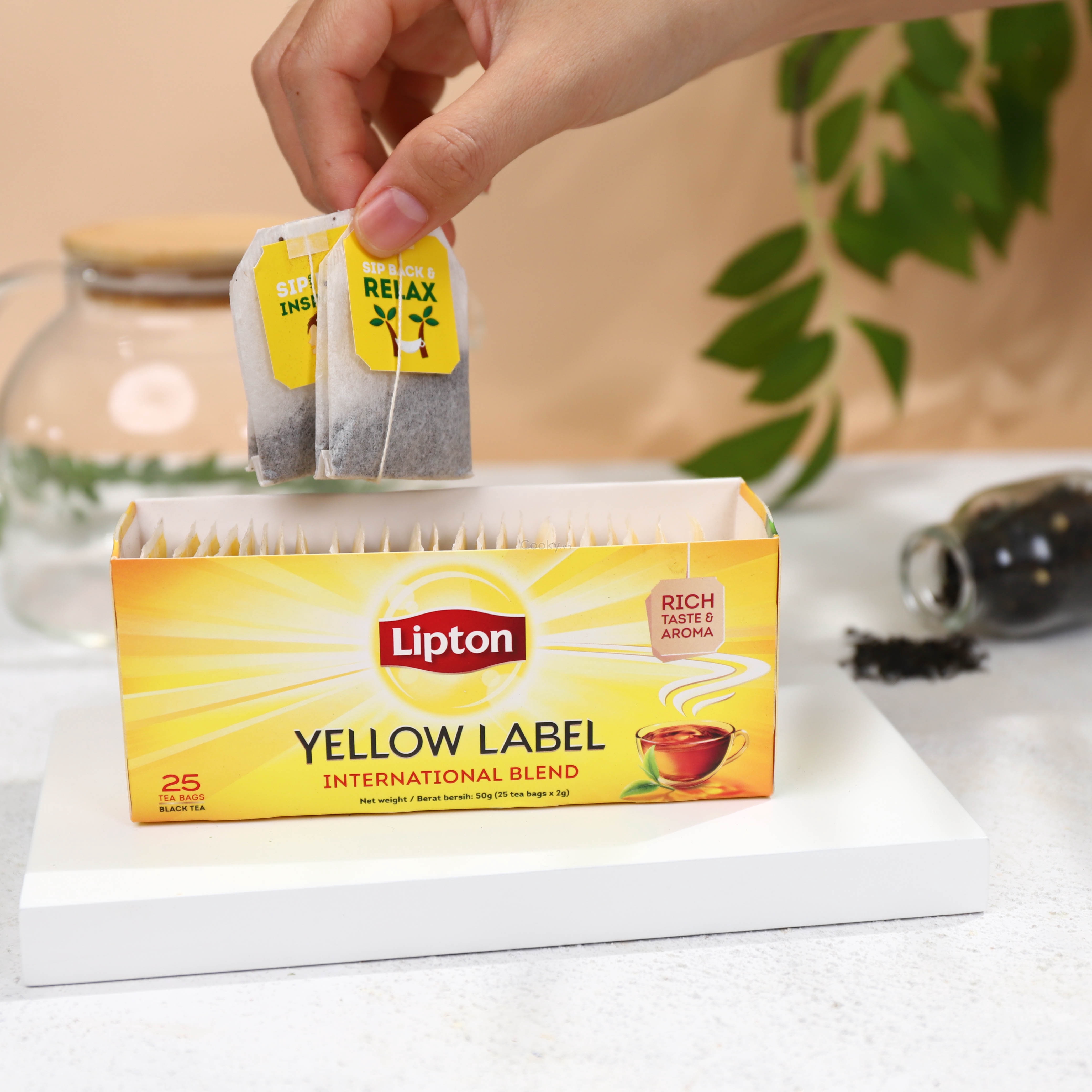Trà Túi Lọc Lipton Hộp 25 Gói