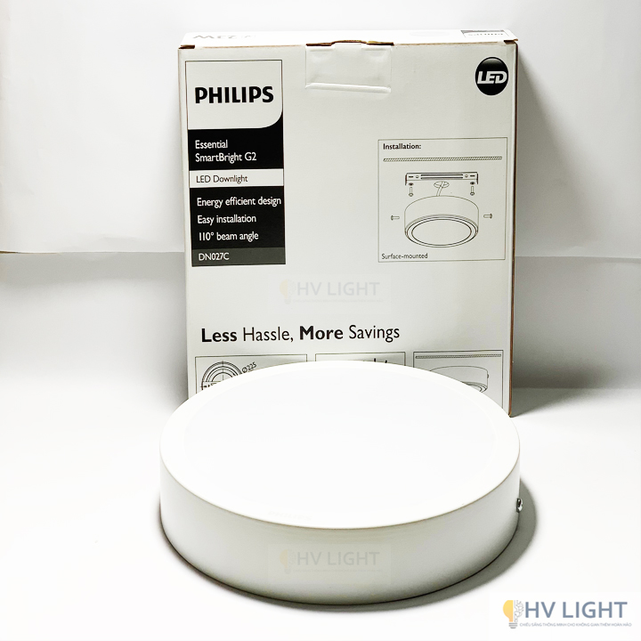 [HCM]Đèn ốp trần Philips Led  tròn DN027C - ( dải công suất rộng  kiểu dáng đa dạng )