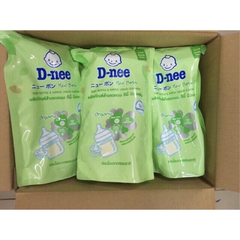 NEW   [Chính hãng] Nước rửa bình sữa Dnee Organic chai 620ml
