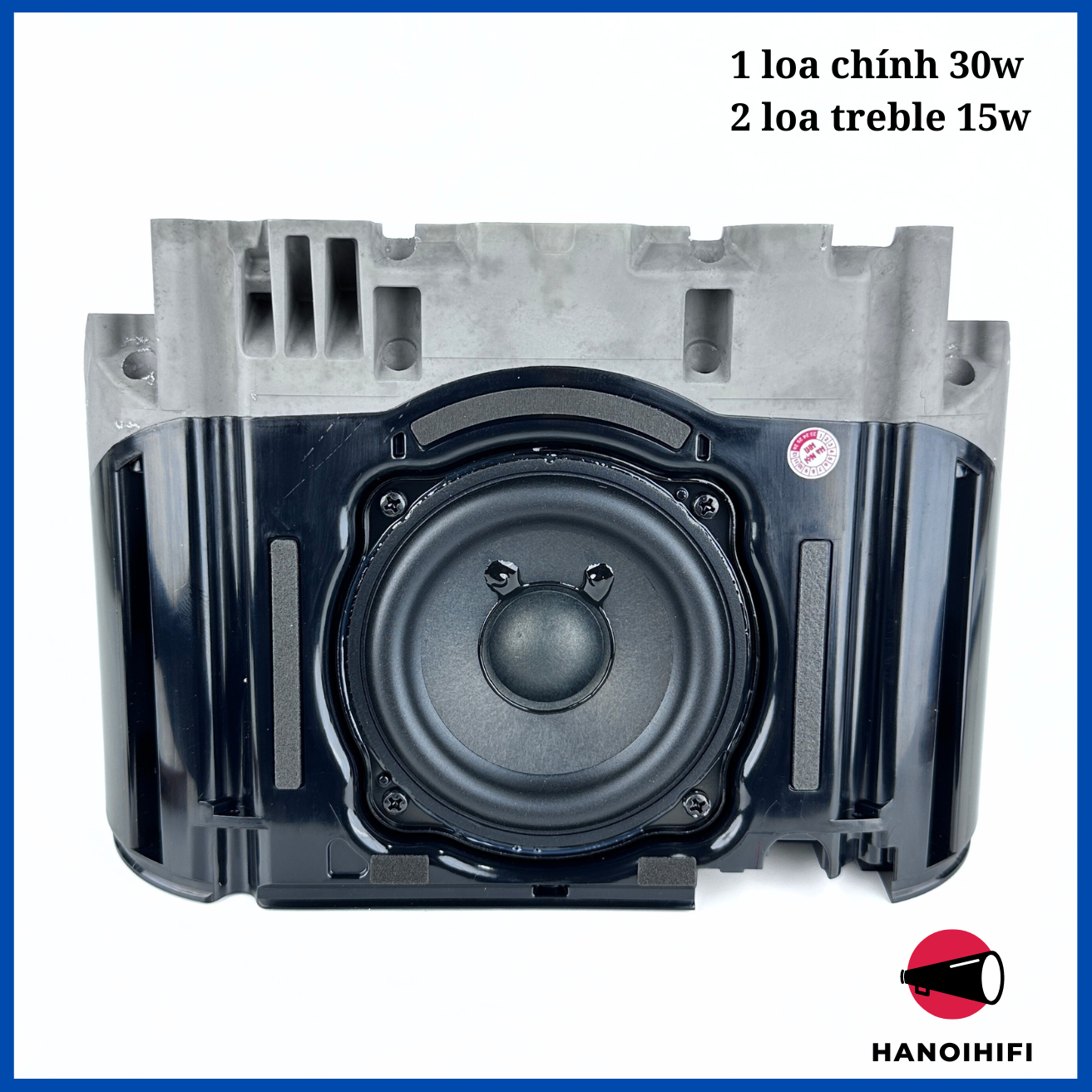 Cụm loa BO toàn dải công suất 60w gồm 3 củ loa chất âm cực hay, loa gắn mạch là chạy