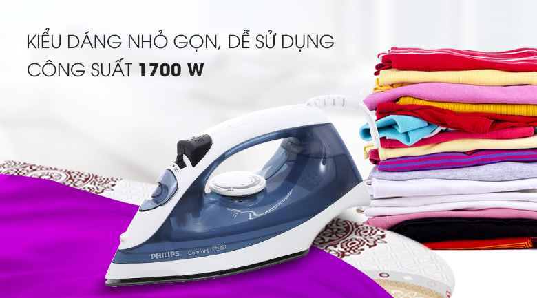 Bàn ủi hơi nước Philips GC1430