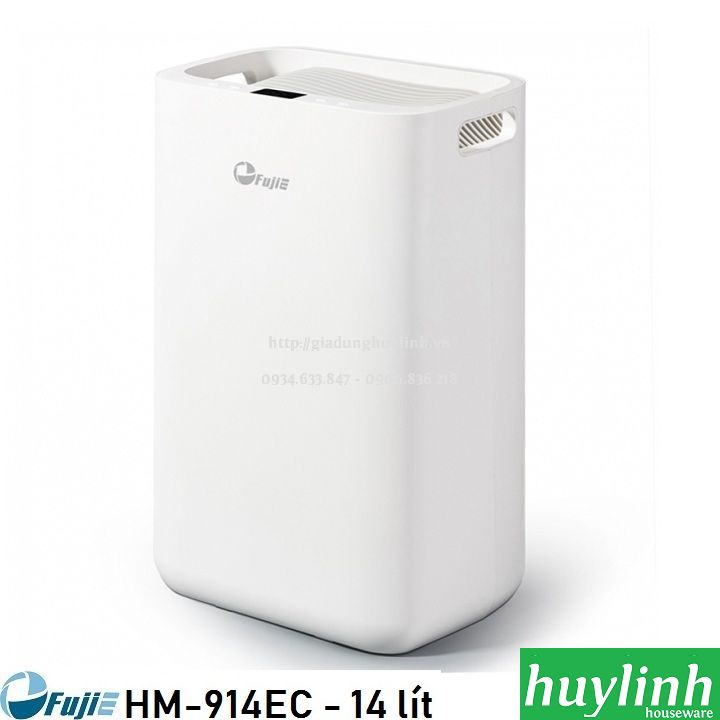 [HCM][Trả góp 0%]Máy hút ẩm dân dụng Fujie HM-914EC - 14 lít/ngày