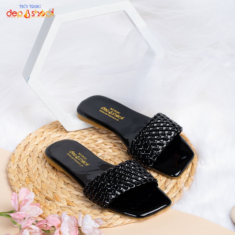 Dép nữ quai ngang đan bính big size