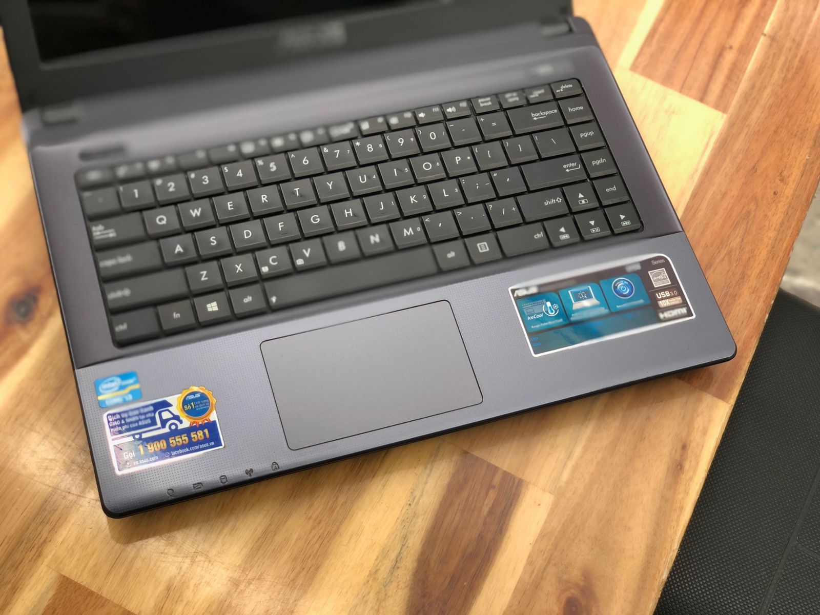 [Trả góp 0%]Asus X45 Core i3 3217u Ram 4G SSD 128G 14inch