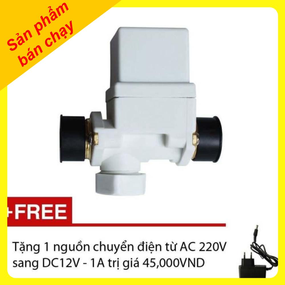 Bộ van điện từ phi 21 + Tặng kèm 01 nguồn 12V 1A: Kcom 21