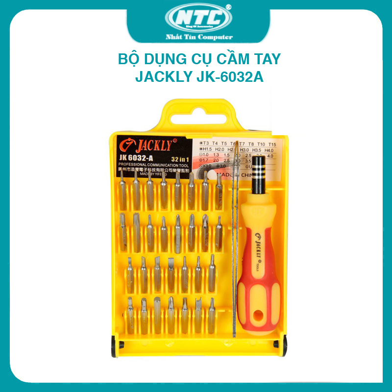 Bộ tua vít đa năng 32 chi tiết jackly jk6032a nhất tín computer