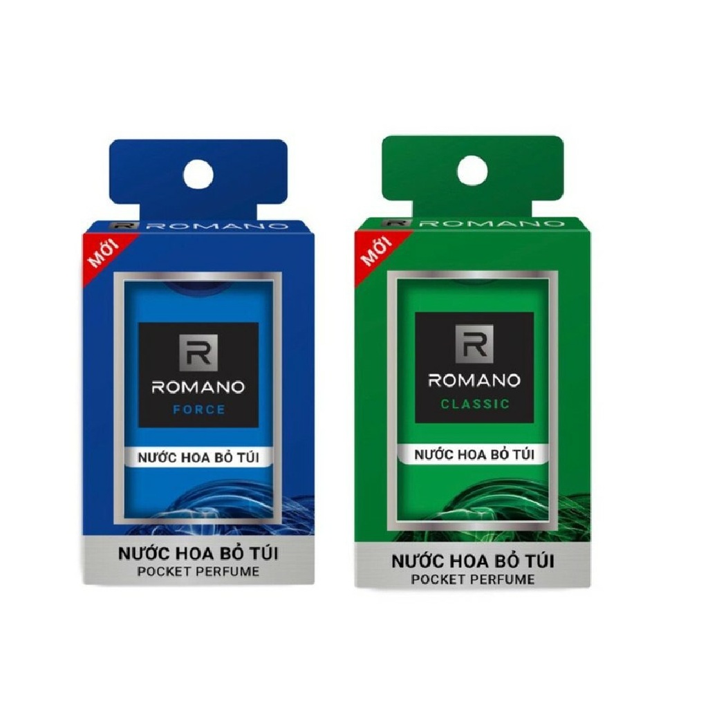 [HCM]Nước hoa bỏ túi Romano 18ml