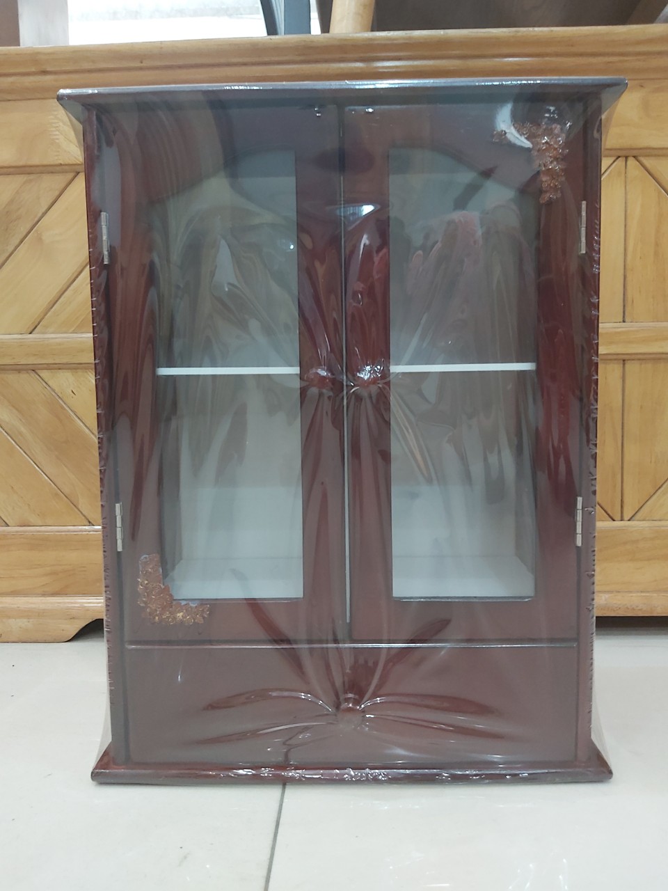 [HCM]Tủ Y Tế Gỗ, Tủ Thuốc Nhiều Màu, Tủ Lưu Trữ Đồ Dùng 2 Cánh Có Hộc Treo Tường - Hàng VN Xuất Khẩu