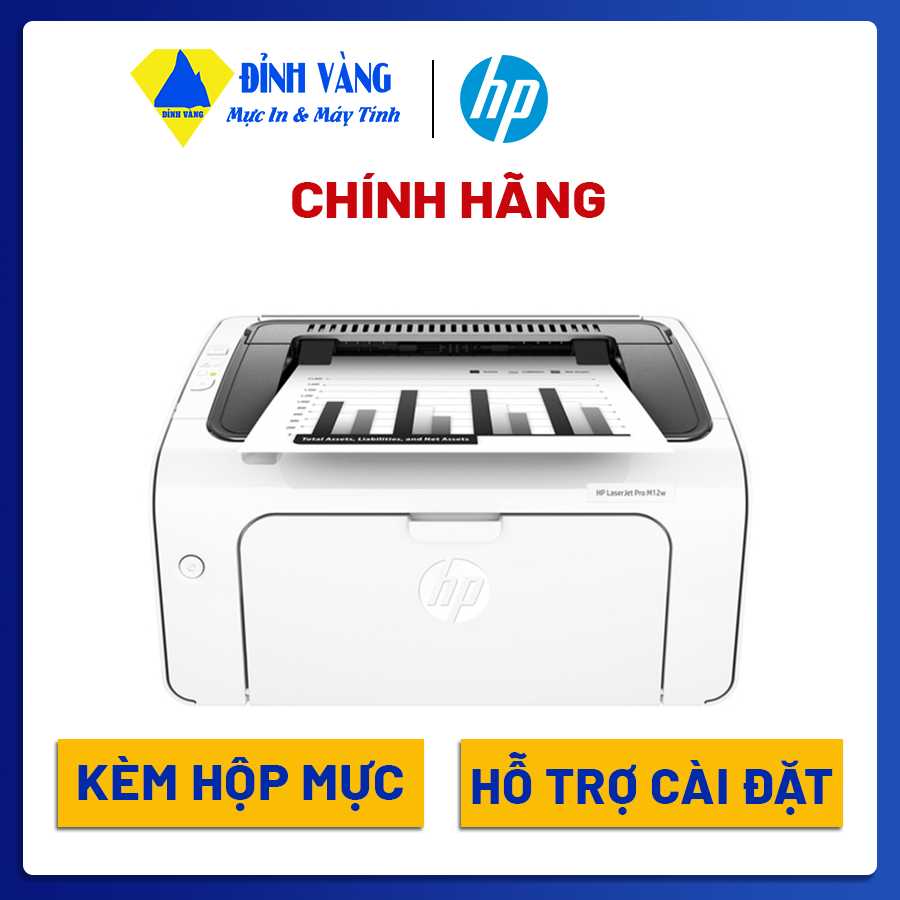 Máy in hp laserjet pro m12w-kết nối wifi
