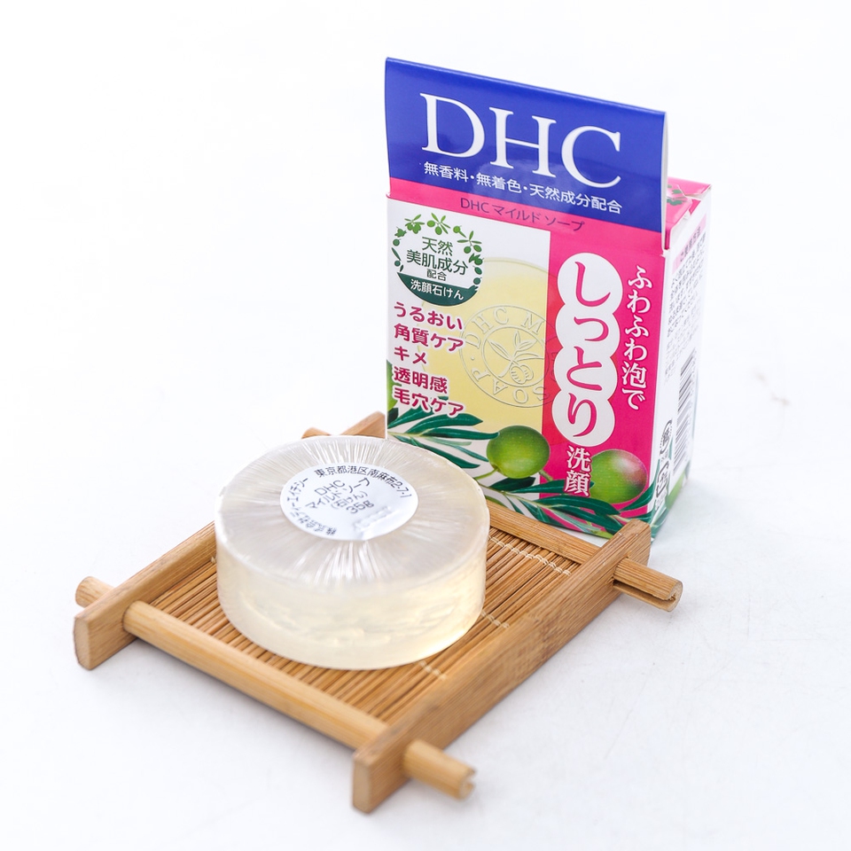 Xà bông rửa mặt DHC Mild Soap 35g - Nhật Bản