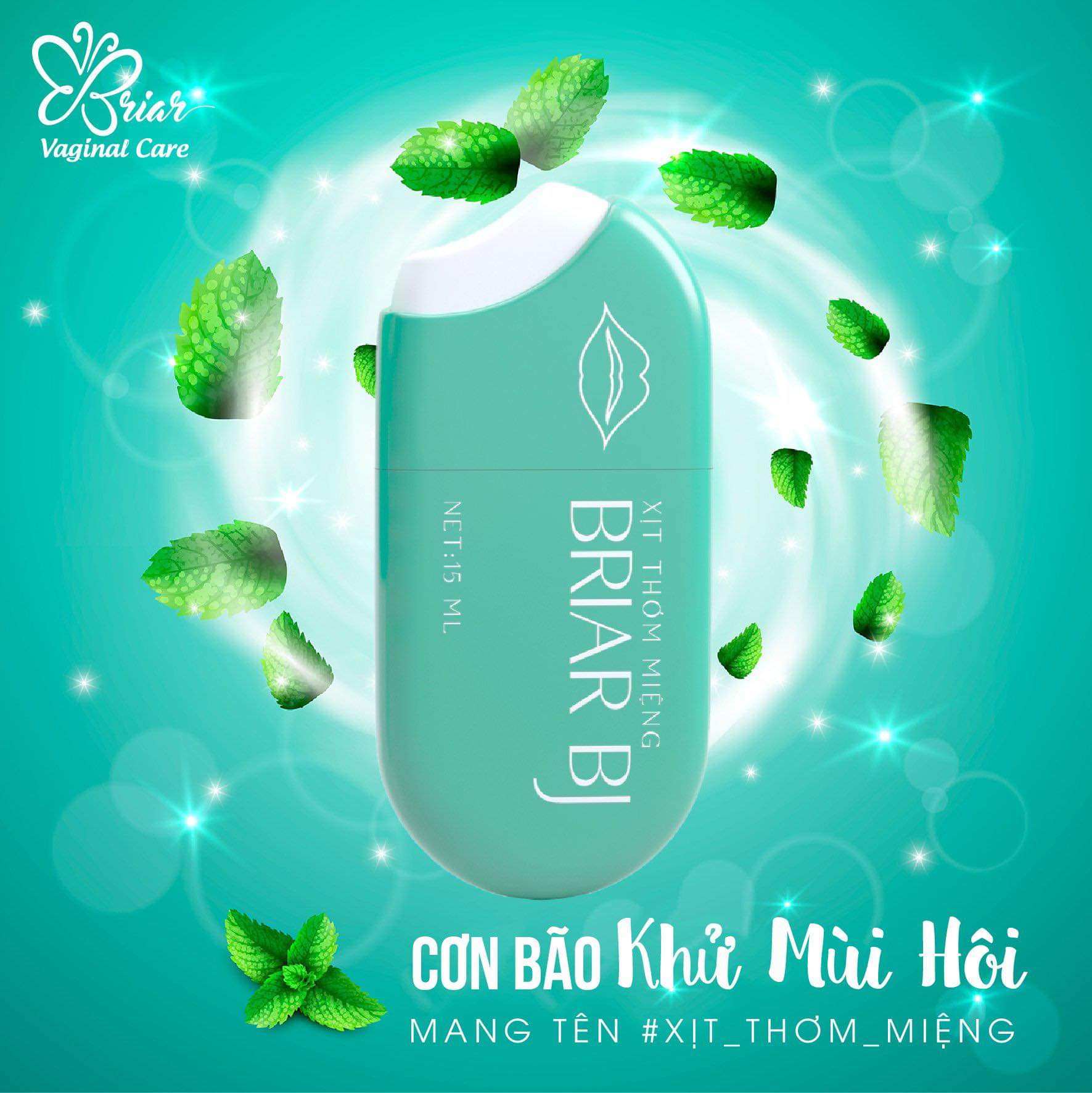 [HCM][HÀNG CHÍNH HÃNG] Xịt thơm miệng Briar BJ - Xịt phòng the
