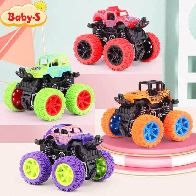 Xe ô tô đồ chơi, Xe đồ chơi cho bé vượt địa hình nhào lộn 360 độ chạy đà cực mạnh bằng nhựa nguyên sinh ABS Baby-S – SDC056