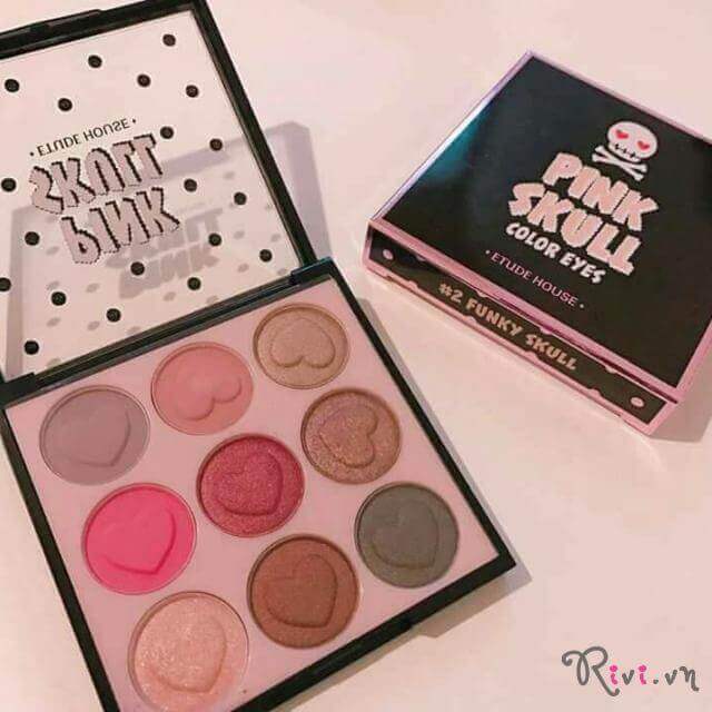 Bảng phấn mắt Etude House Pink Skull Color Eyes