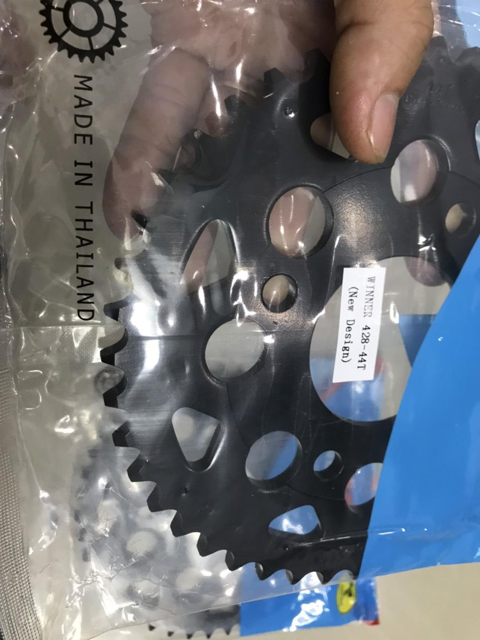 Bộ nhông sên dĩa Recto Winner (nhông15, dĩa44T-sên DID có phốt)