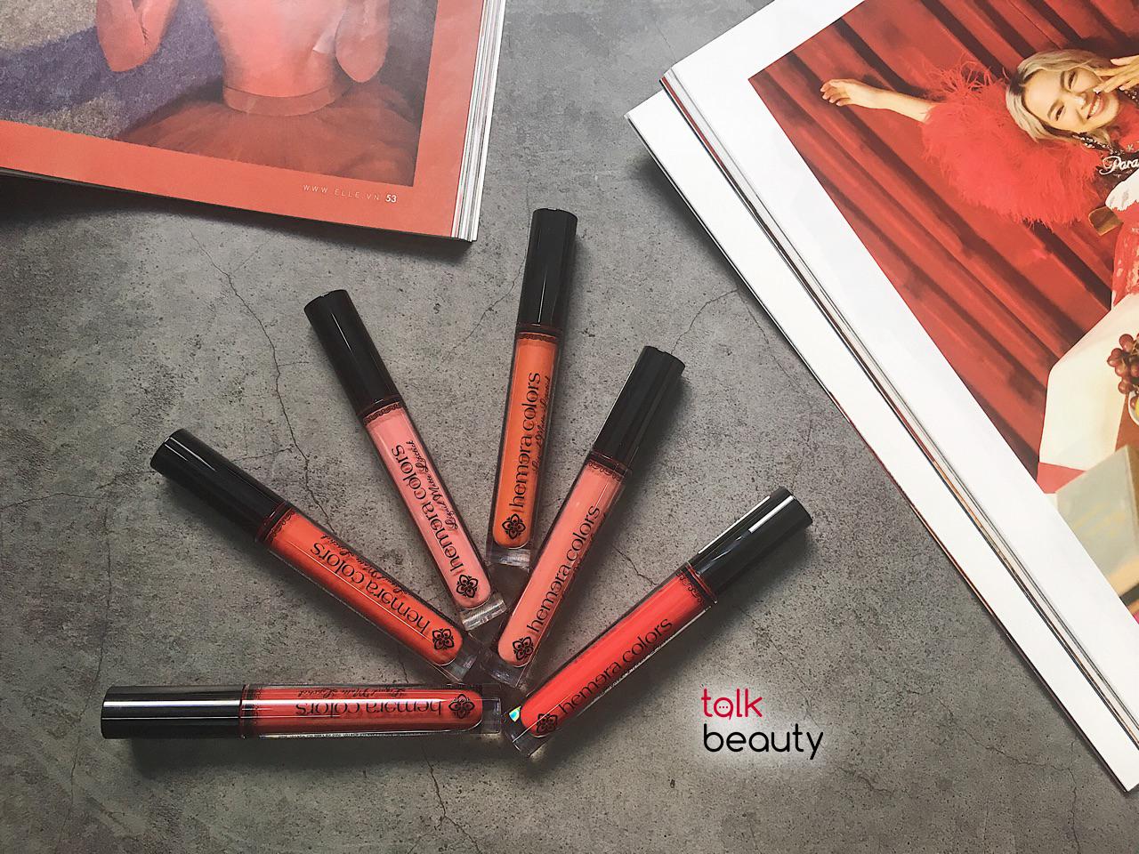 Son siêu lì Hemera Colors Liquid Matte Lipstick HLML01