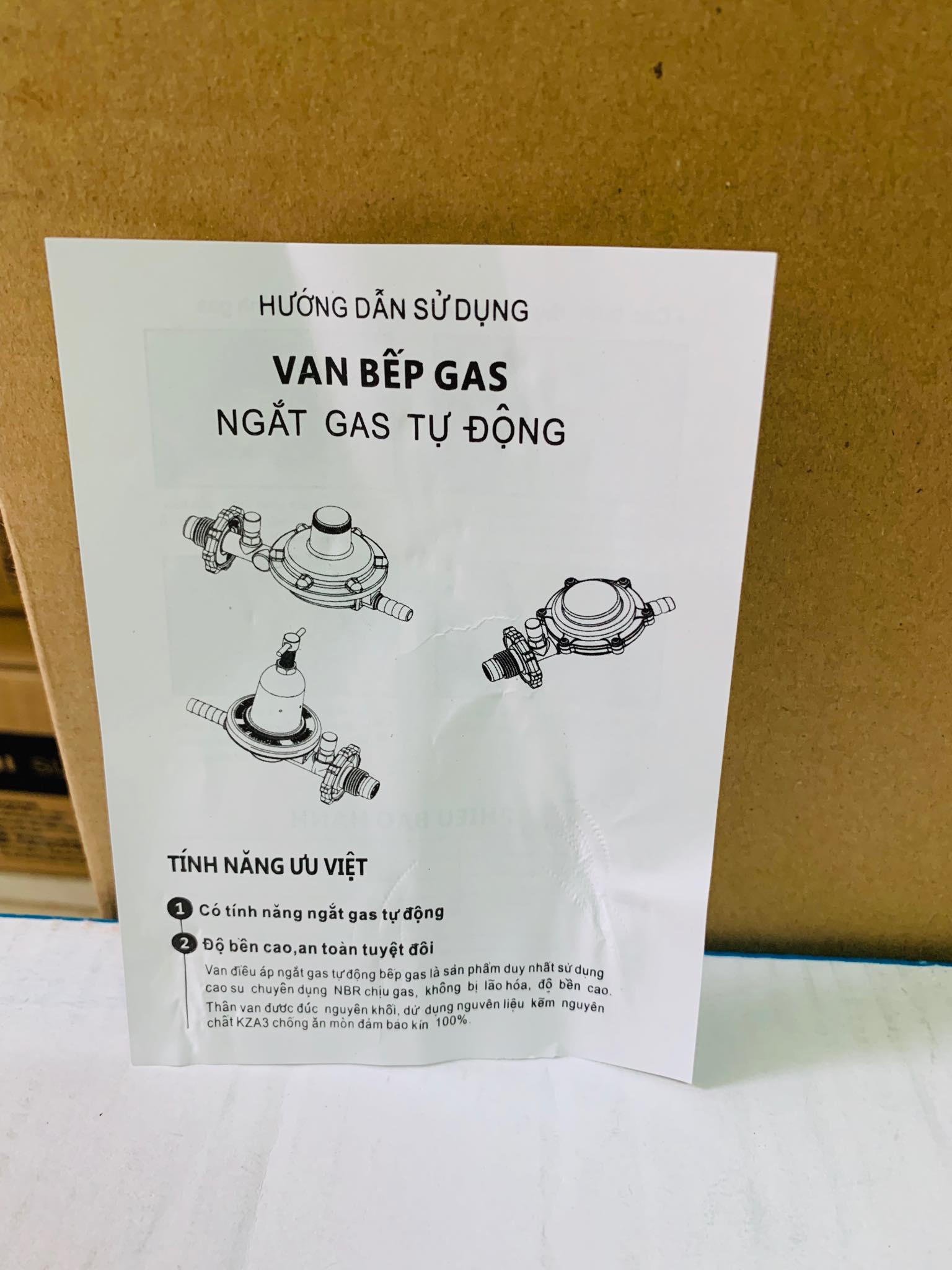 Van gas an toàn Mario + 1.5m dây Hàn Quốc