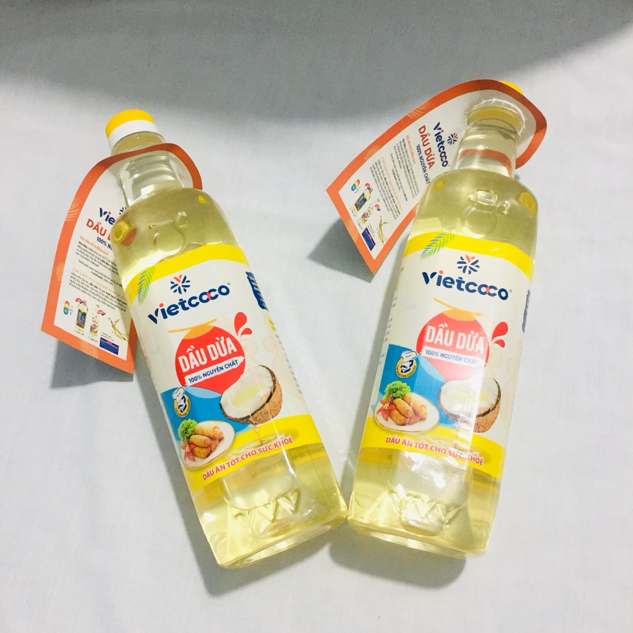 Dầu Dừa Tinh Luyện Vietcoco chai 1L (mẫu mới)