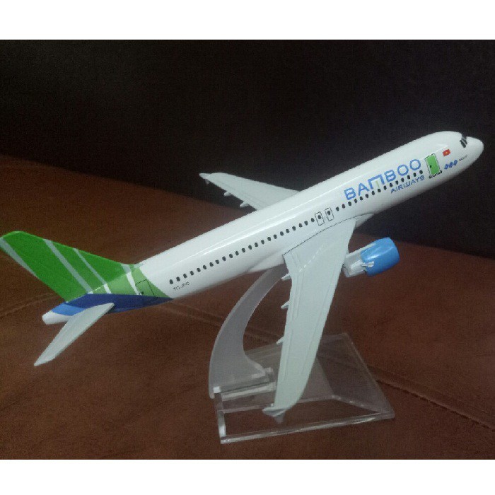 Mô hình máy bay Bamboo Airways 16cm