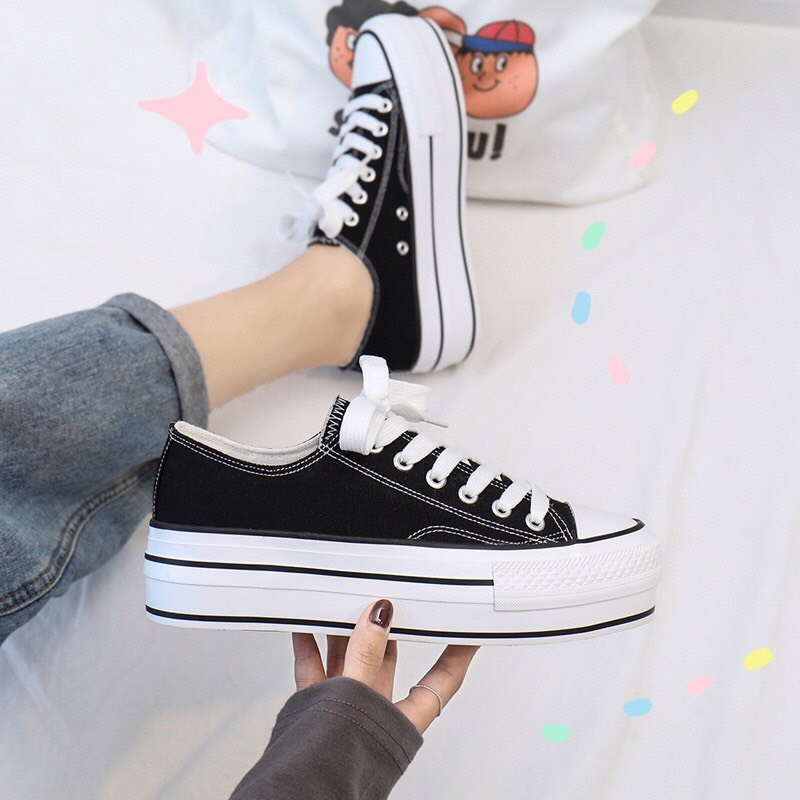 Giày thể thao nữ độn đế 3 cm