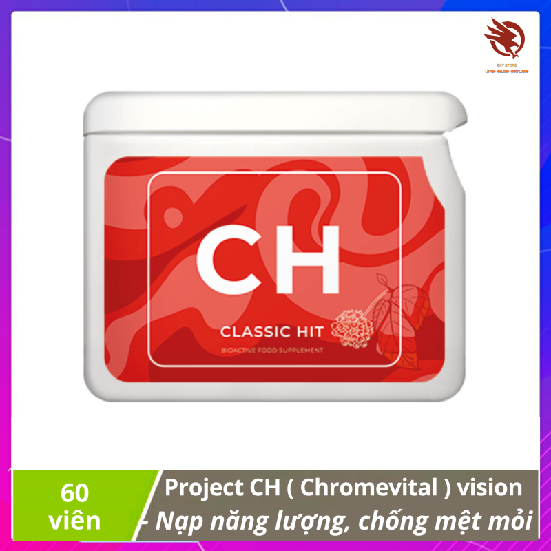 [HCM][ xả kho ] - Thực phẩm Project CH (Chromevital) của vision - Cung cấp năng lượng giảm mệt mỏi cho cơ thể cao cấp