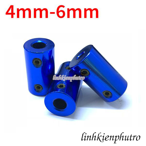[HCM]Khớp nối trục màu xanh 4mm 5mm 6mm 8mm