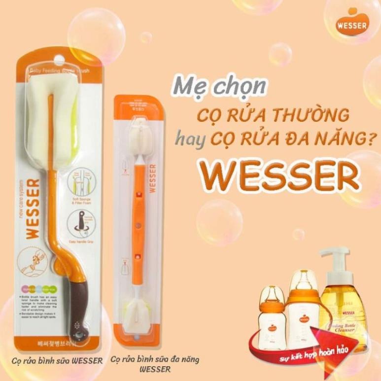 Dụng Cụ Vệ Sinh Bình Sữa Đa Năng Wesser