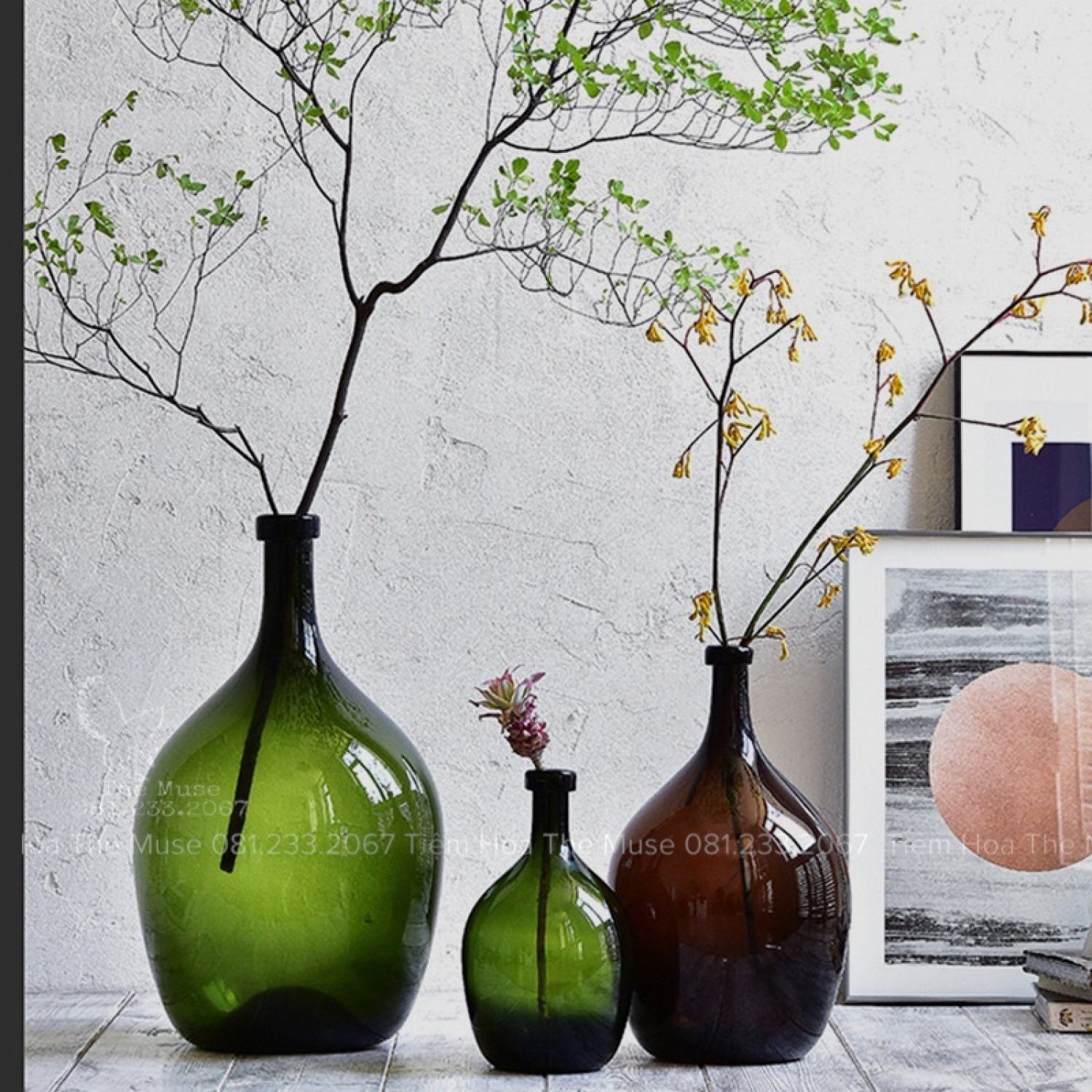 Bình Thuỷ Tinh Decor Cao Cấp
