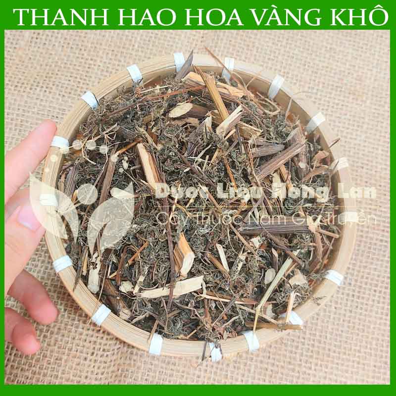 Cây thanh hao hoa vàng khô đóng gói 250gr - công ty tnhh dược liệu hồng lan