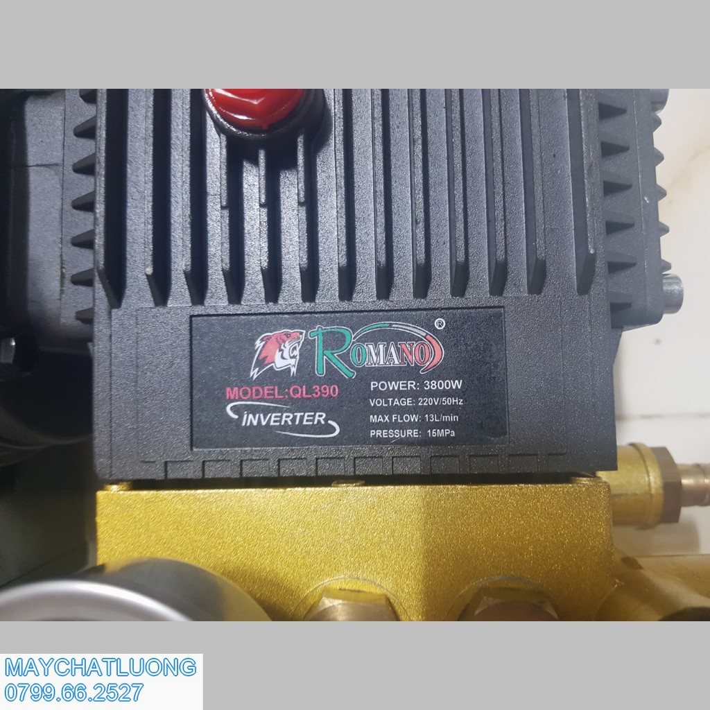 [HCM]Máy Rửa Xe Cao Áp Romano QL390- 3800W