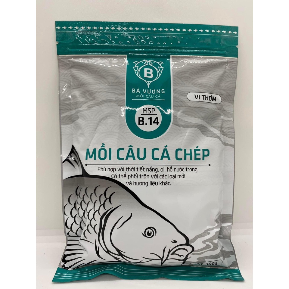 Mồi câu cá chép b14 - mồi câu bá vương