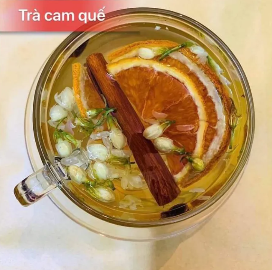 Trà Cam - Quế - Táo Đỏ - Nụ Lài - Đường Phèn