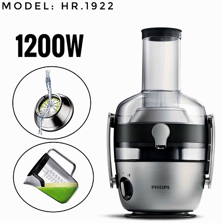 [HCM][Trả góp 0%]Máy ép trái cây Philips HR1922 - Hàng nhập khẩu