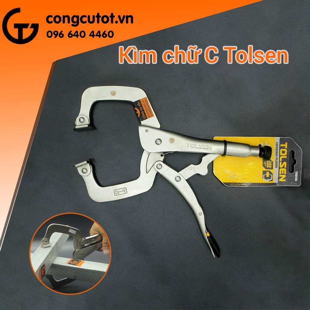 Kìm bấm chữ C 11  Tolsen 10056