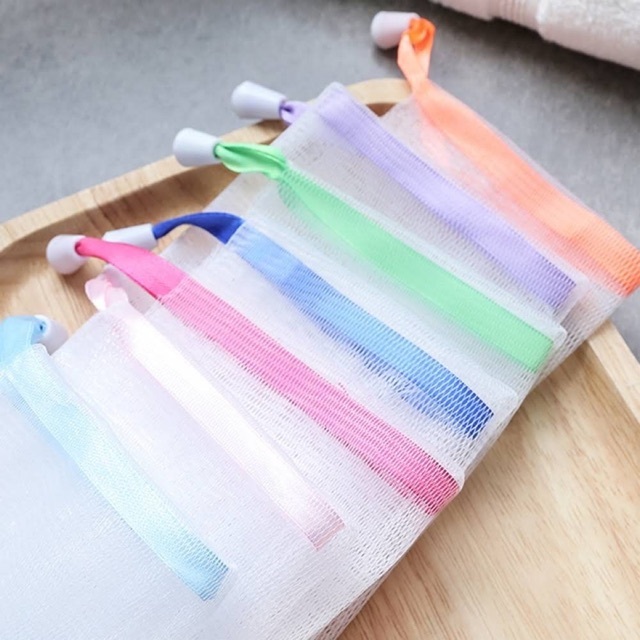 [HCM]Túi lưới tạo bọt đựng xà phòng
