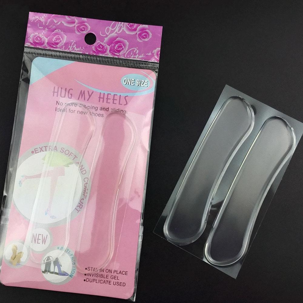 Miếng dán sau giày silicon chống trầy chân trong suốt (1 cặp)