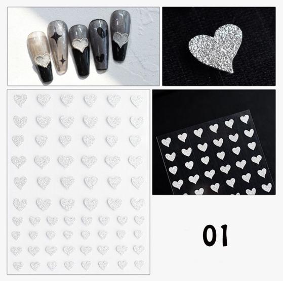 Nail sticker flash siêu sáng - Sticker dán móng tay - Chân