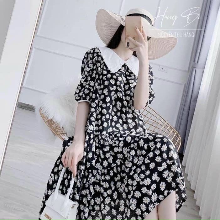 Đầm bầu, váy bầu hoa cúc siêu xinh