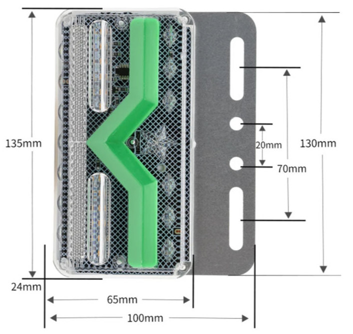 đèn sườn chữ v siêu sáng , siêu xinh 24V