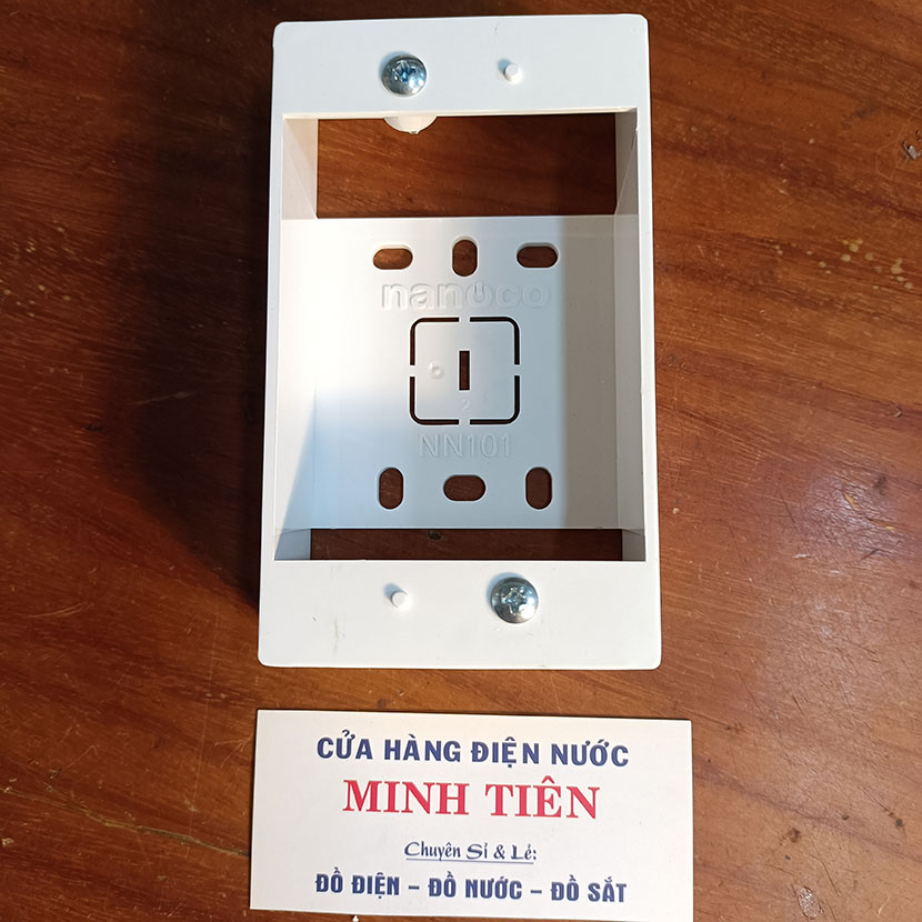 Hộp Đế nổi Đơn NN101, đế nổi đôi NN102 Nanoco (Panasonic), nổi đơn thấp SINO CK157, nổi đơn - đôi MPE AK2237N