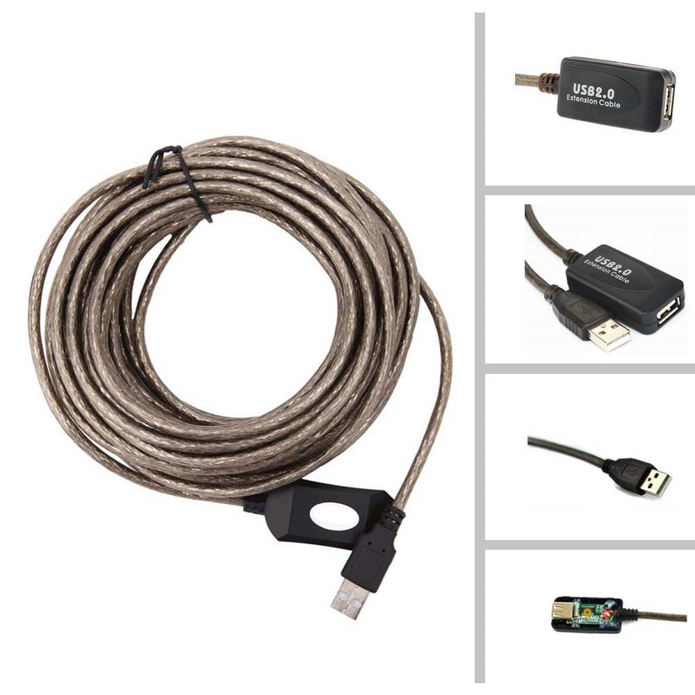 Cáp nối dài USB 10m giá rẻ CÓ CHÍP