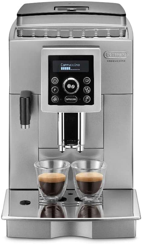 [Trả góp 0%]Máy pha cà phê tự động từ cà phê hạt và bột Delonghi Ecam 23.466.S