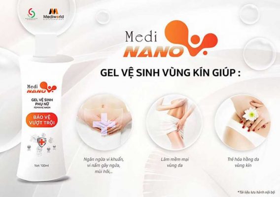 Gel vệ sinh phụ nữ MediNano 100ml