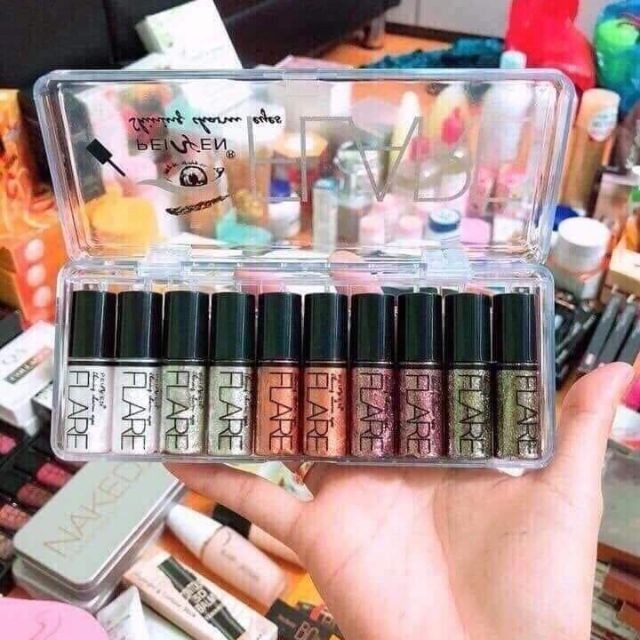 Set Nhũ Mắt Kim Tuyến hộp 10 cây
