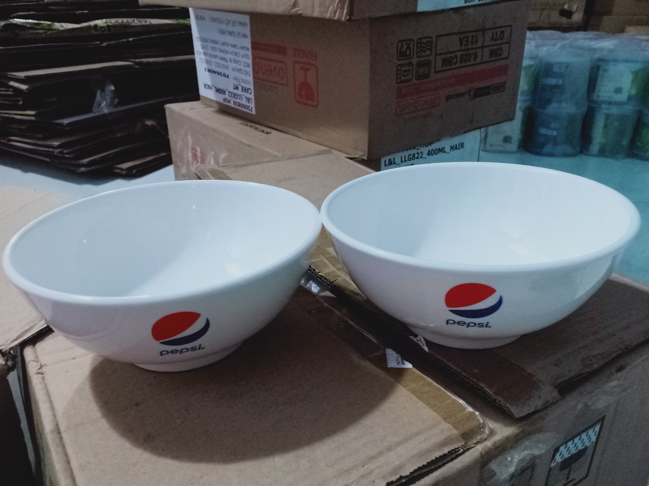 Bộ 2 Bát Tô Sứ Trắng - Quà Tặng Pepsi