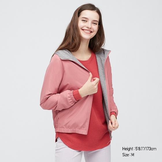 Áo khoác gió  2 lớp Uniqlo dành cho nữ