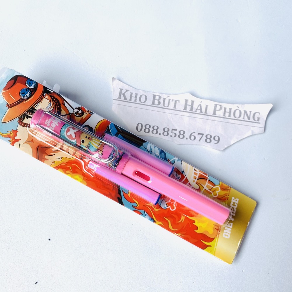 Bút máy hello kittty dạng vỉ ( 1 bút + 2 ống mực )