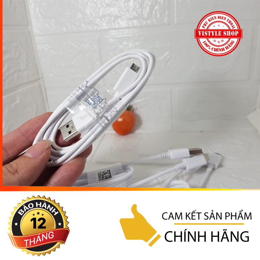 Dây Cáp Samsung Micro USB 1.5m, 1.2m - Vistyle