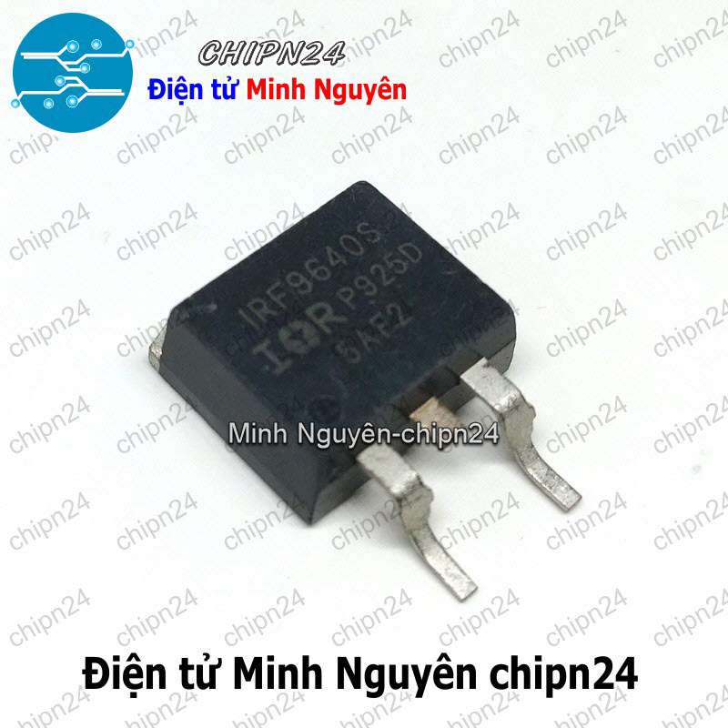 [1 con] (SOP) Mosfet Dán IRF9640S TO-263 11A 200V Kênh P (IRF9640 9640) - HH006010